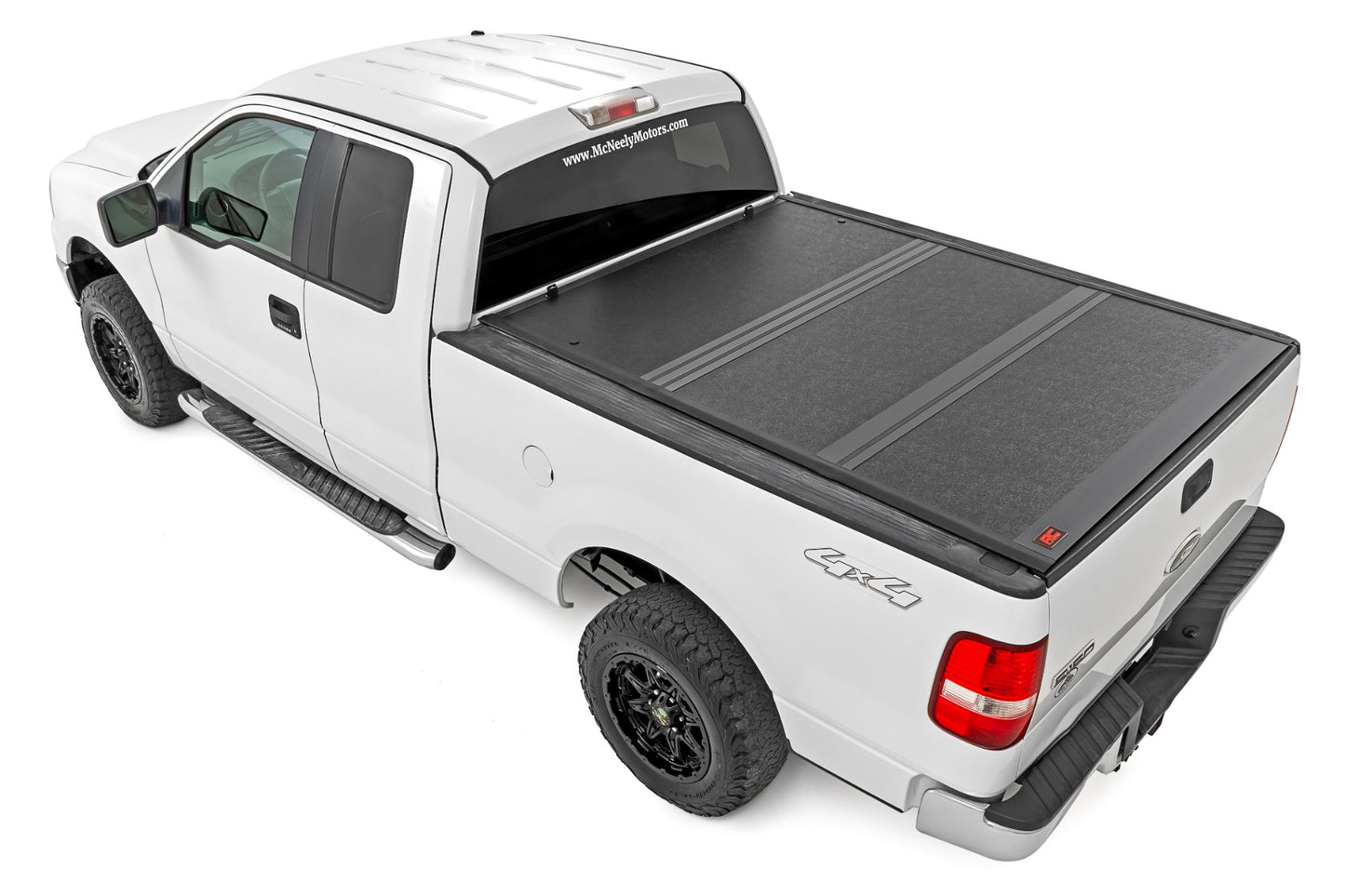 Hard Low Profile Bed Cover 6 Foot 7 Inch Bed Ford F-150 2WD/4WD (2004-2014) Rough Country-2