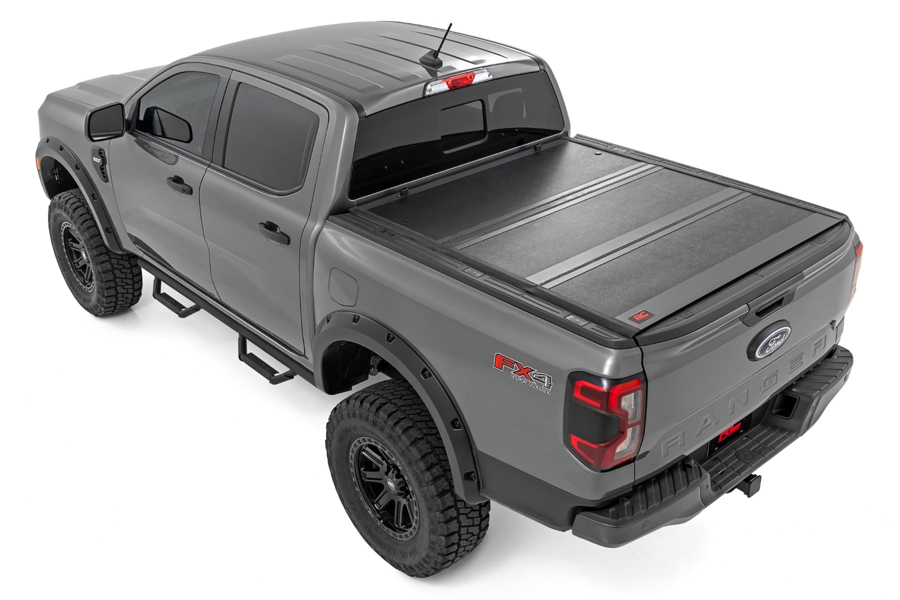 Hard Low Profile Bed Cover 5 Foot Bed Ford Ranger 2WD/4WD (2024-2026) Rough Country-2