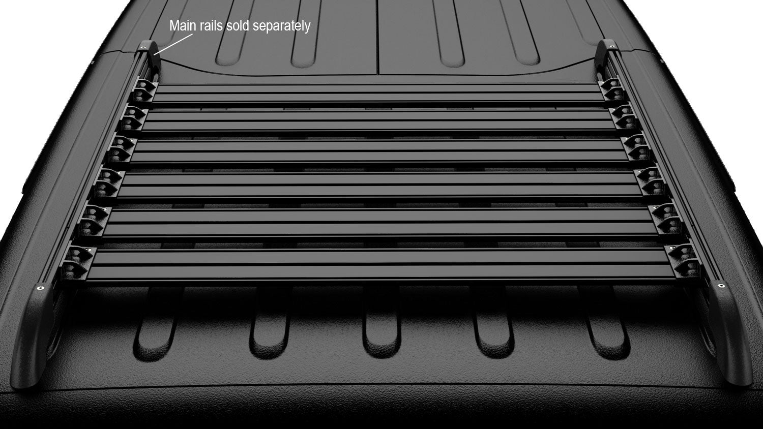 07-18 Wrangler JK 4 Door Nebo Roof Rack Cargo Slat Kit 6-Piece TeraFlex-2