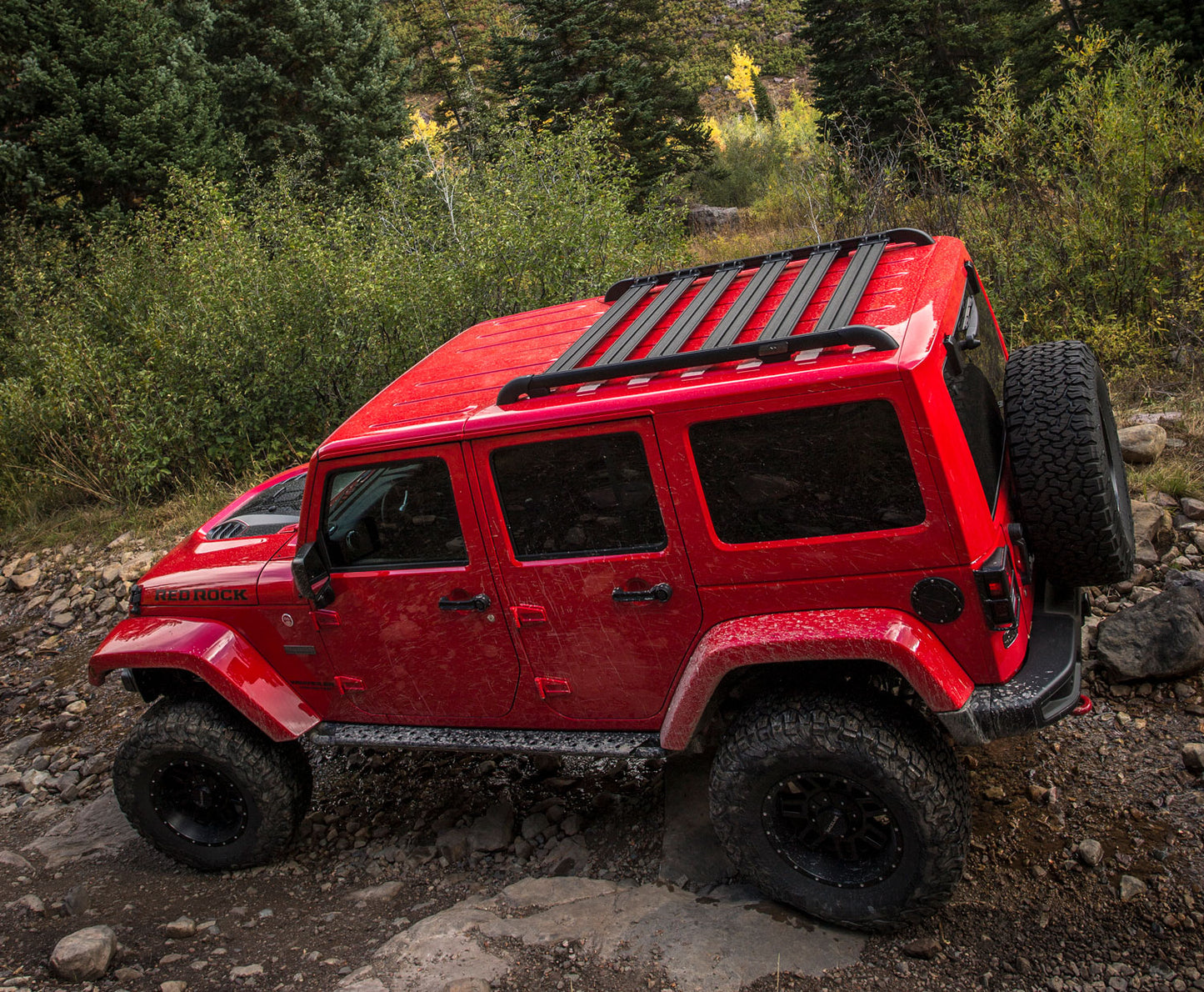 07-18 Wrangler JK 4 Door Nebo Roof Rack Cargo Slat Kit 6-Piece TeraFlex-3