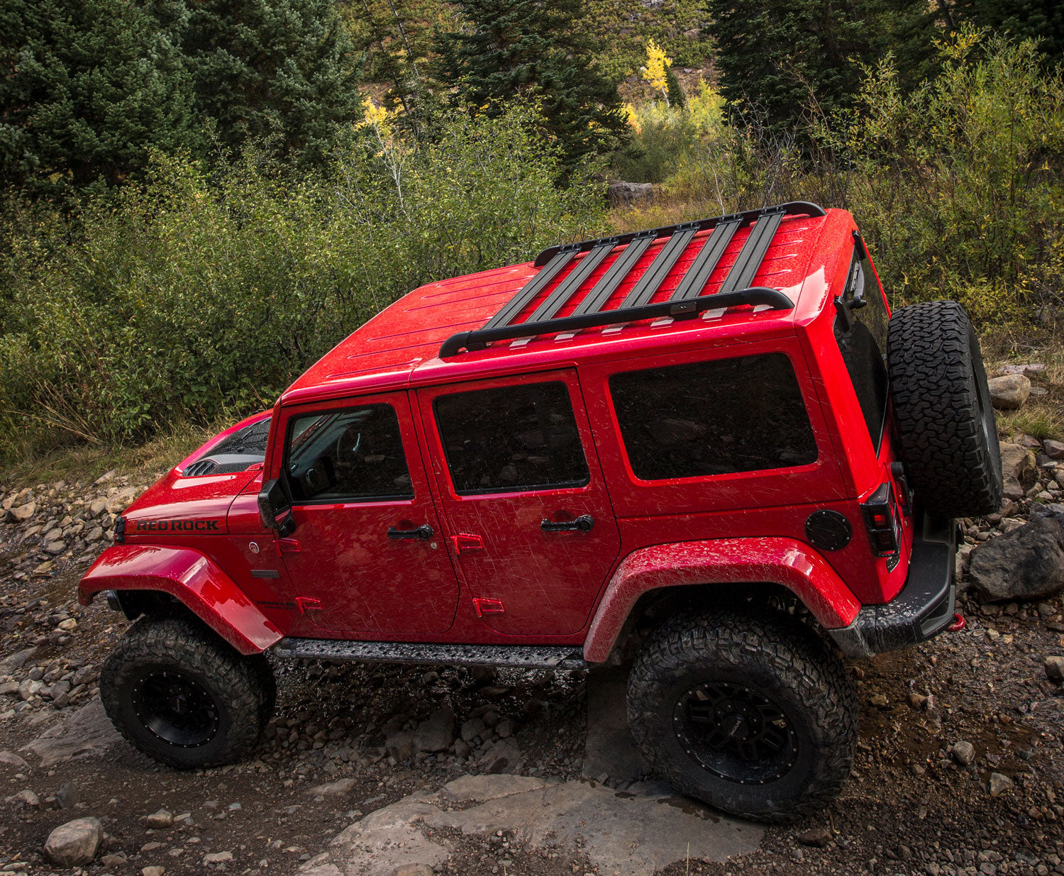 07-18 Wrangler JK 4 Door Nebo Roof Rack Cargo Slat Kit 6-Piece TeraFlex-3