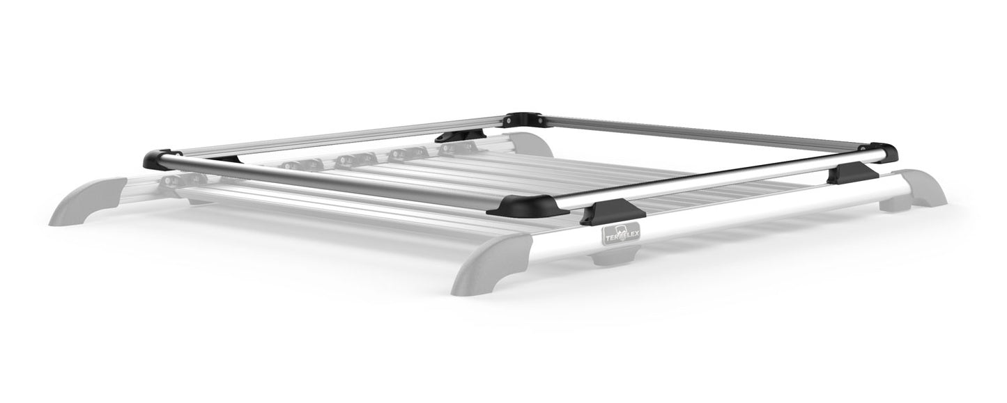TeraFlex 07-18 Wrangler JK 4 Door Nebo Roof Rack Raised Rail Kit TeraFlex