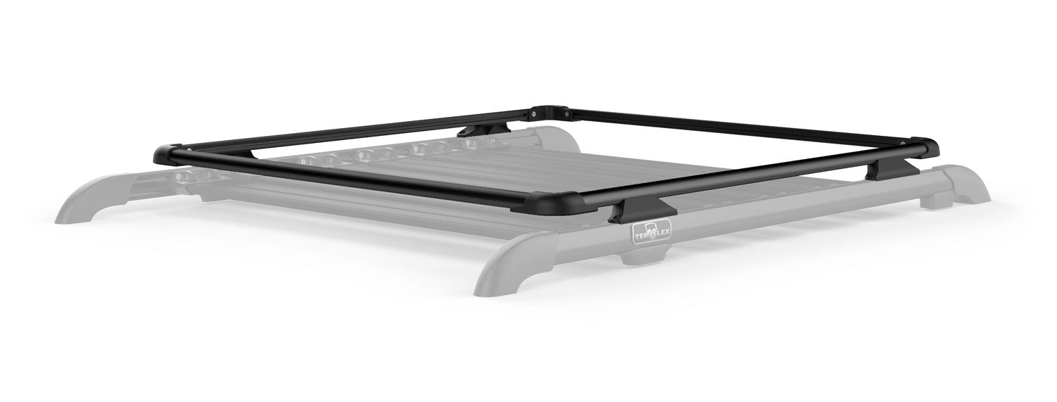 TeraFlex 07-18 Wrangler JK 4 Door Nebo Roof Rack Raised Rail Kit TeraFlex