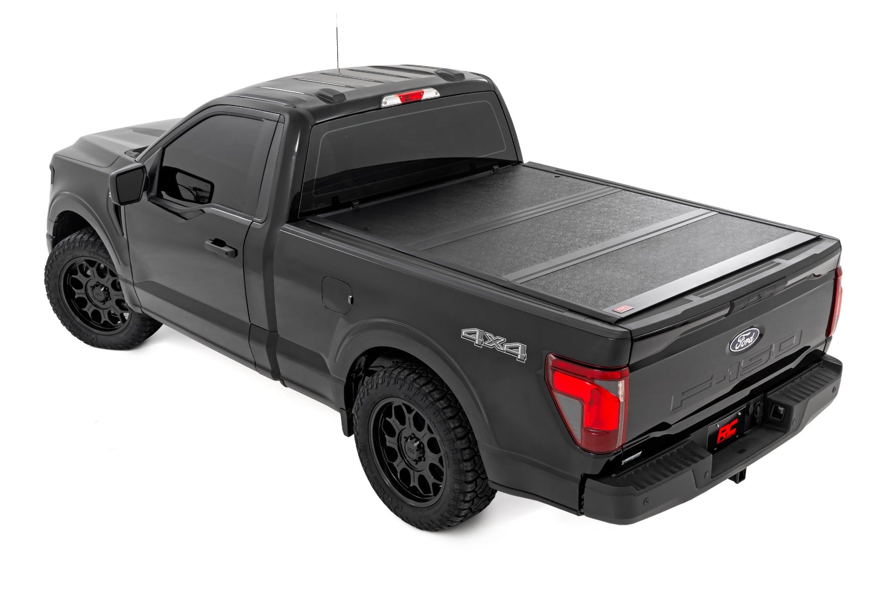 Hard Low Profile Bed Cover 6 Foot 7 Inch Bed Ford F-150 2WD/4WD (2015-2020) Rough Country-2