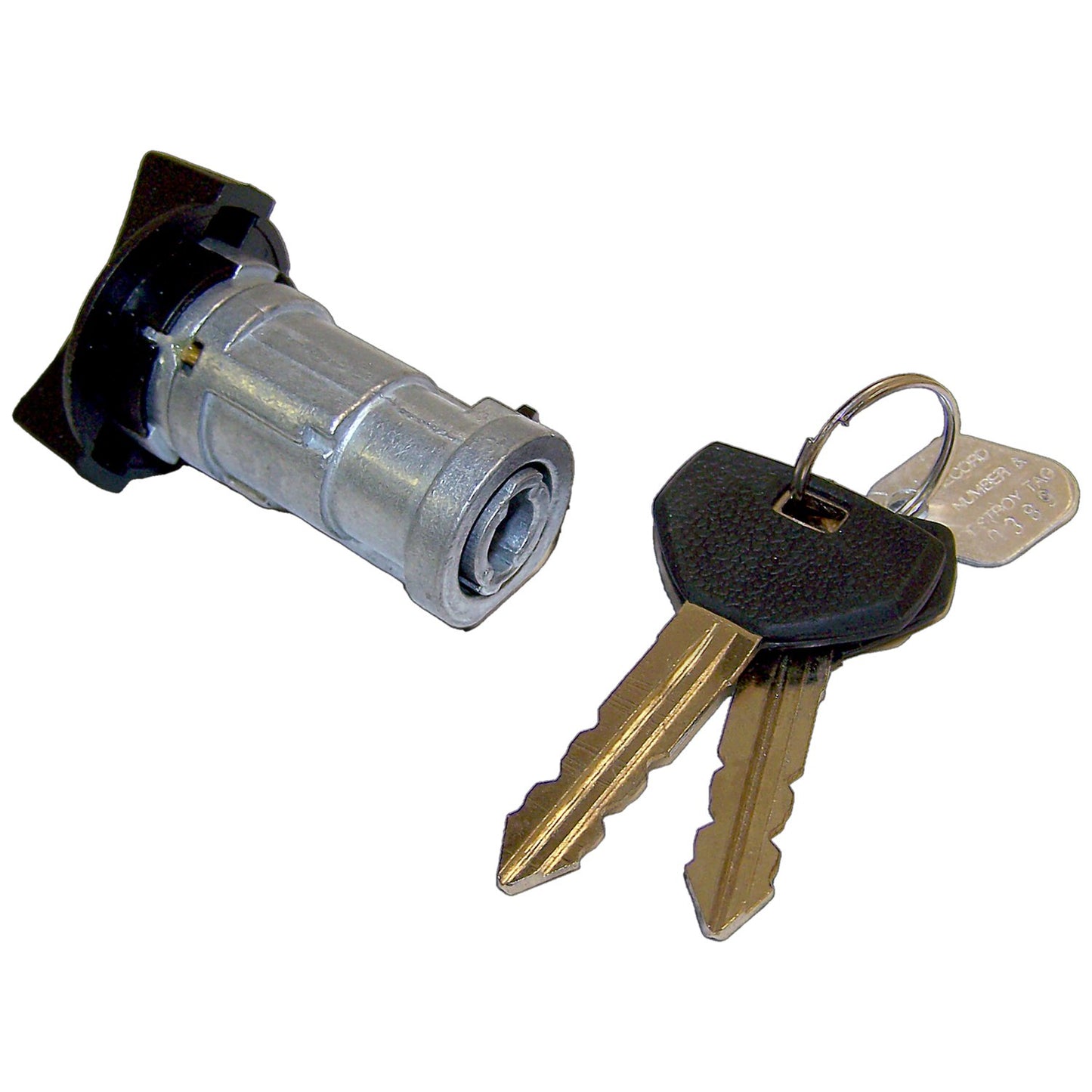 Ignition Cylinder Kit, w/ 2 Keys, Coded for Select 91-95 Jeep YJ, XJ, MJ ZJ Crown Automotive-2