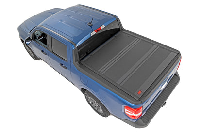 Hard Low Profile Bed Cover 4 Foot 6 Inch Bed Ford Maverick 2WD/4WD (2022-2026) Rough Country-4