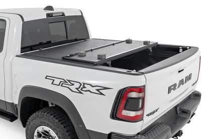 Hard Low Profile Bed Cover 5 Foot 7 Inch Bed No Rambox Ram 1500 (19-26)/1500 TRX (21-24) Rough Country-1