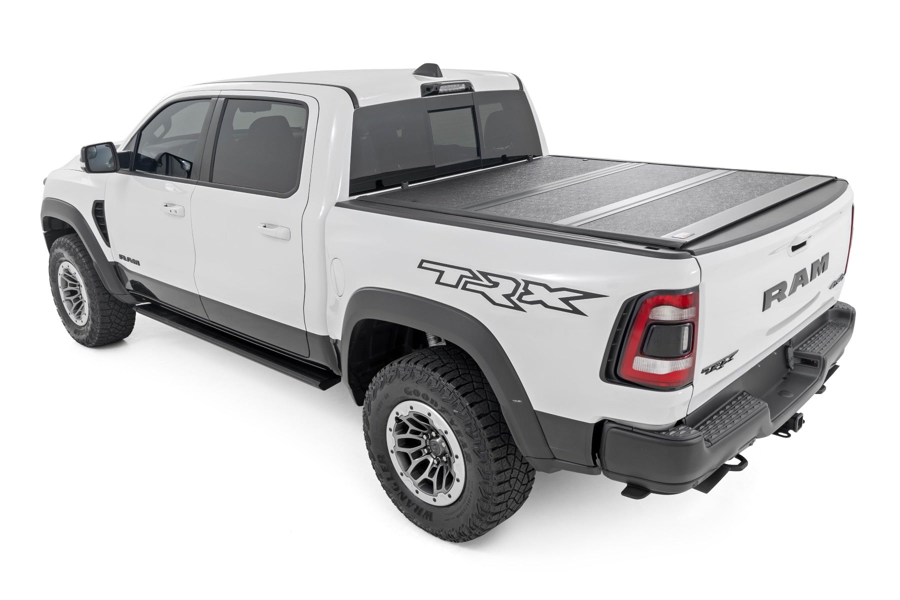 Hard Low Profile Bed Cover 5 Foot 7 Inch Bed No Rambox Ram 1500 (19-26)/1500 TRX (21-24) Rough Country-2