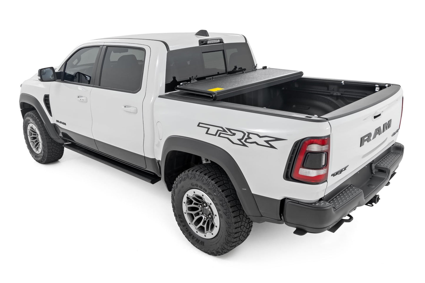 Hard Low Profile Bed Cover 5 Foot 7 Inch Bed No Rambox Ram 1500 (19-26)/1500 TRX (21-24) Rough Country-4