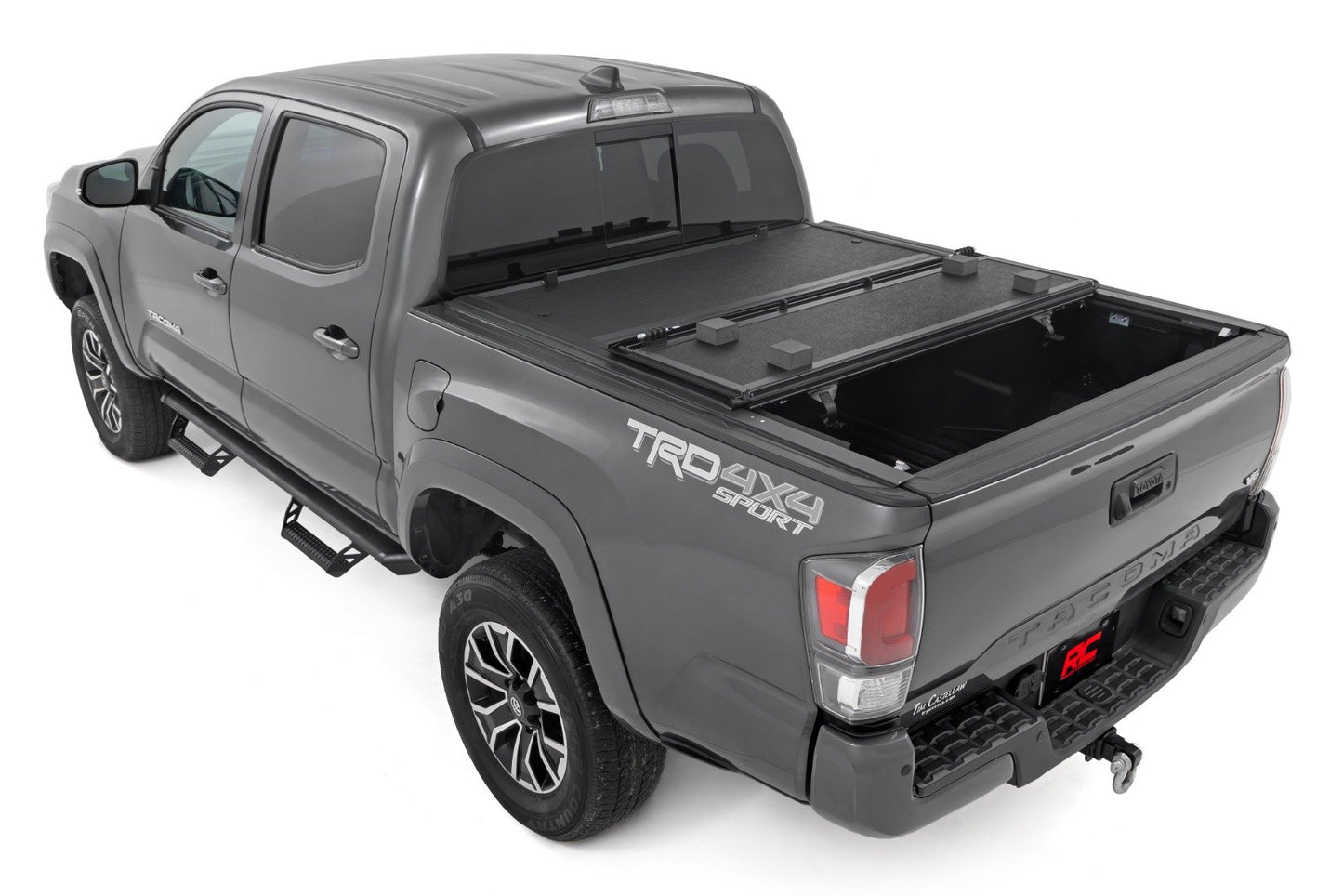 Hard Low Profile Bed Cover 6 Foot Bed Toyota Tacoma 2WD/4WD (2016-2023) Rough Country-3