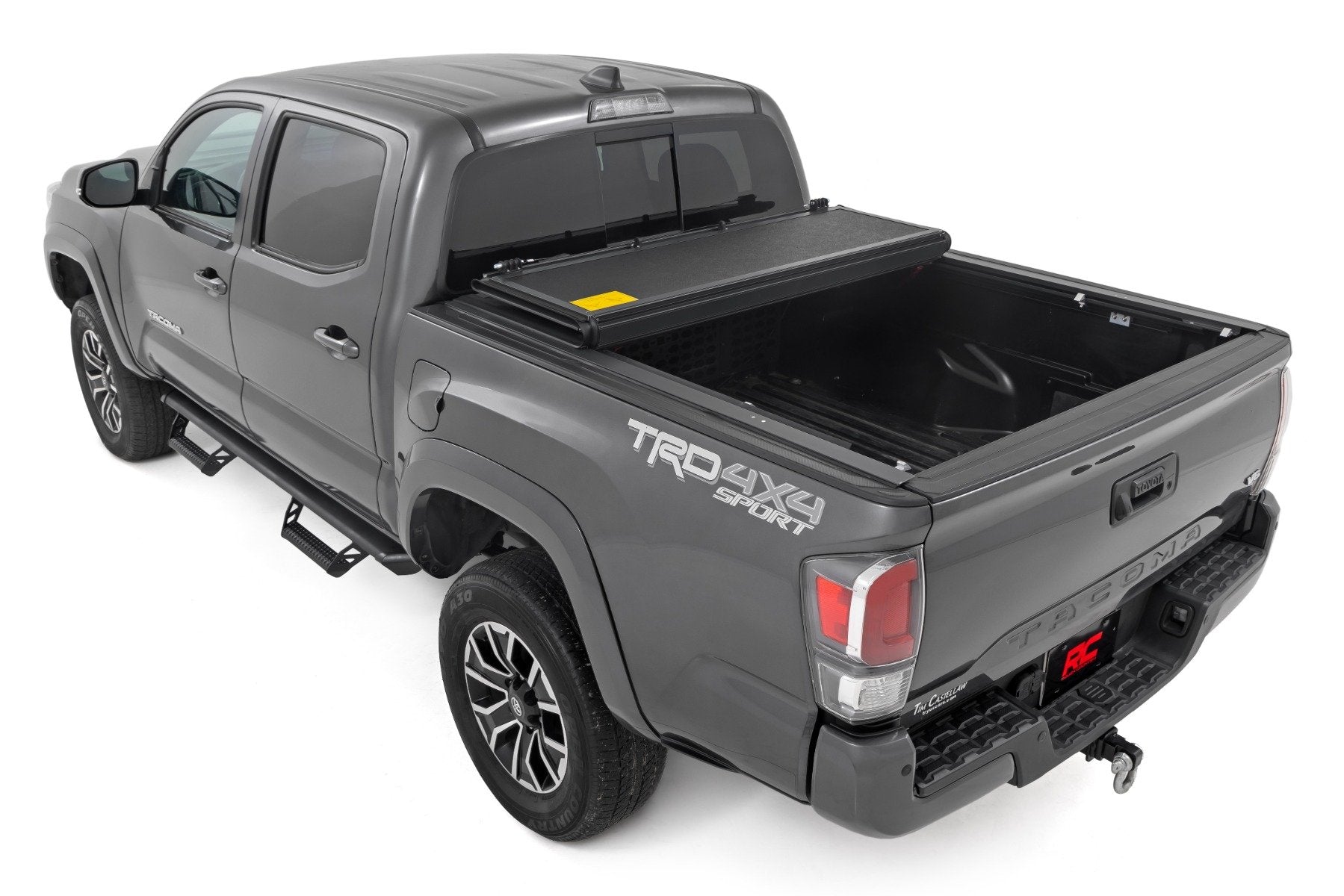 Hard Low Profile Bed Cover 6 Foot Bed Toyota Tacoma 2WD/4WD (2016-2023) Rough Country-4