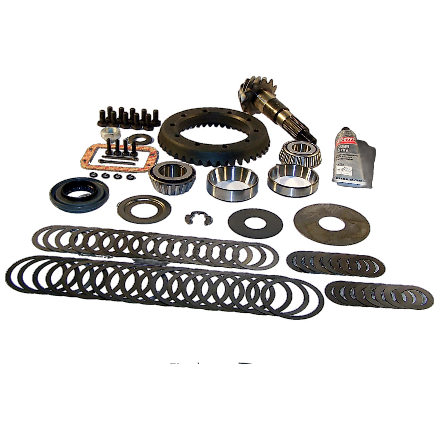 Ring & Pinion Kit for Select Jeep 84-99 YJ, XJ, MJ w/ D30 Front Axle, 3.73 Ratio Crown Automotive-1