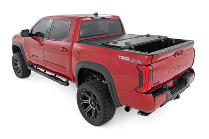 Hard Low Profile Bed Cover 5 Foot 7 Inch Bed Cargo Mgmt Toyota Tundra (22-26) Rough Country-2