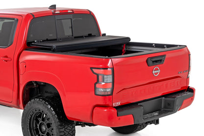 Hard Low Profile Bed Cover 5 Foot Bed w/Cargo Mgmt Nissan Frontier (22-26) Rough Country-1