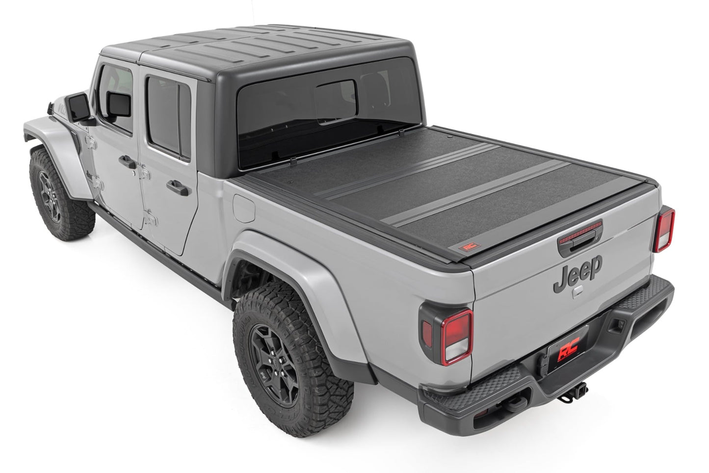 Hard Low Profile Bed Cover 5 Foot Bed Jeep Gladiator JT 4WD (2020-2025) Rough Country-1