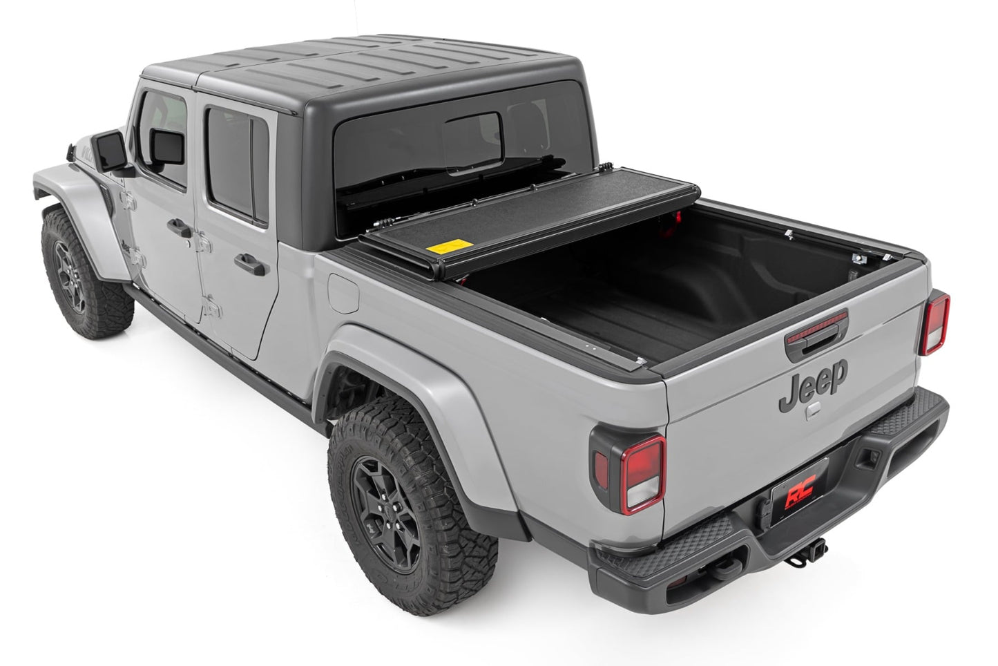 Hard Low Profile Bed Cover 5 Foot Bed Jeep Gladiator JT 4WD (2020-2025) Rough Country-3