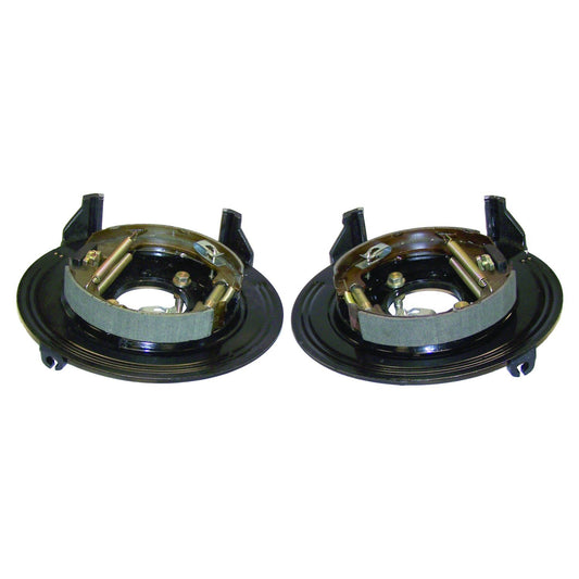 Backing Plate Set for 93-98 Jeep ZJ Gr. Cherokee w/ D35 Rear Axle w/ Disc Brakes Crown Automotive