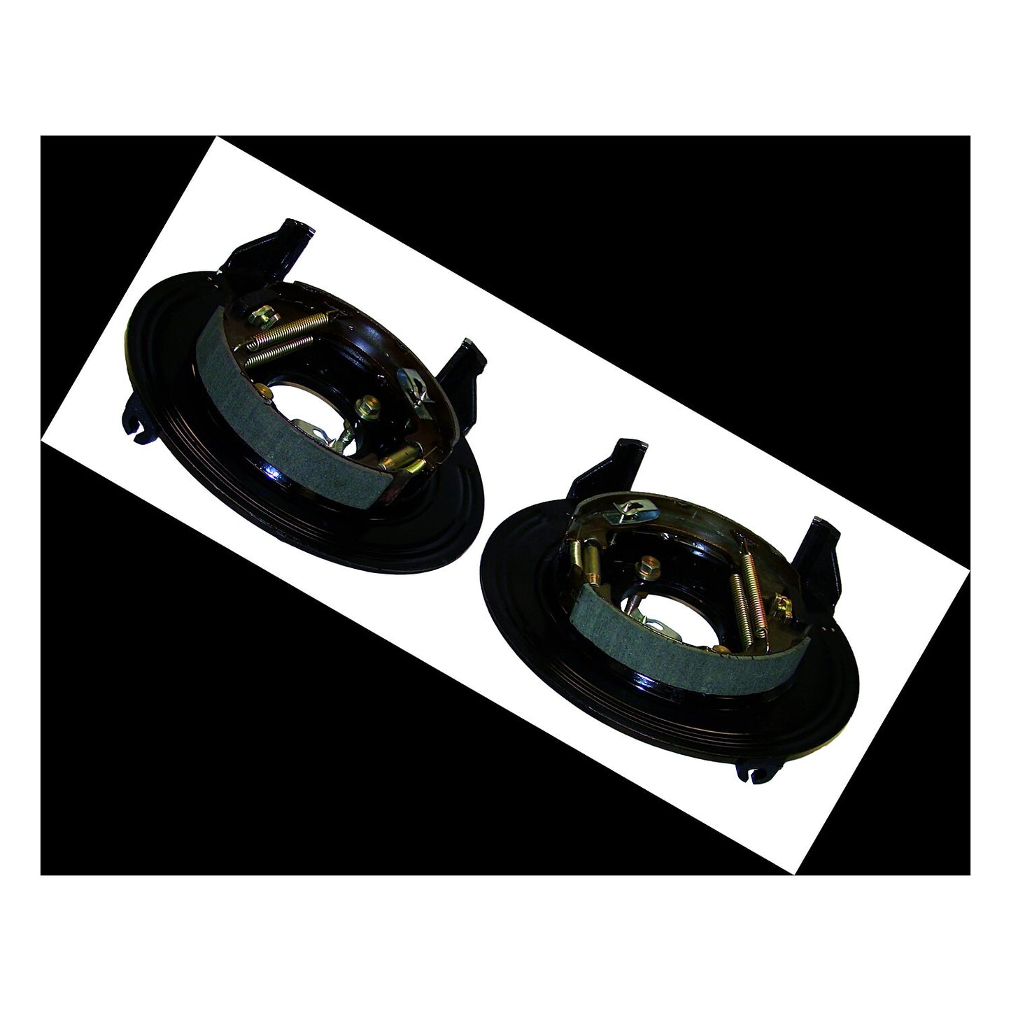 Backing Plate Set for 93-98 Jeep ZJ Gr. Cherokee w/ D35 Rear Axle w/ Disc Brakes Crown Automotive-1