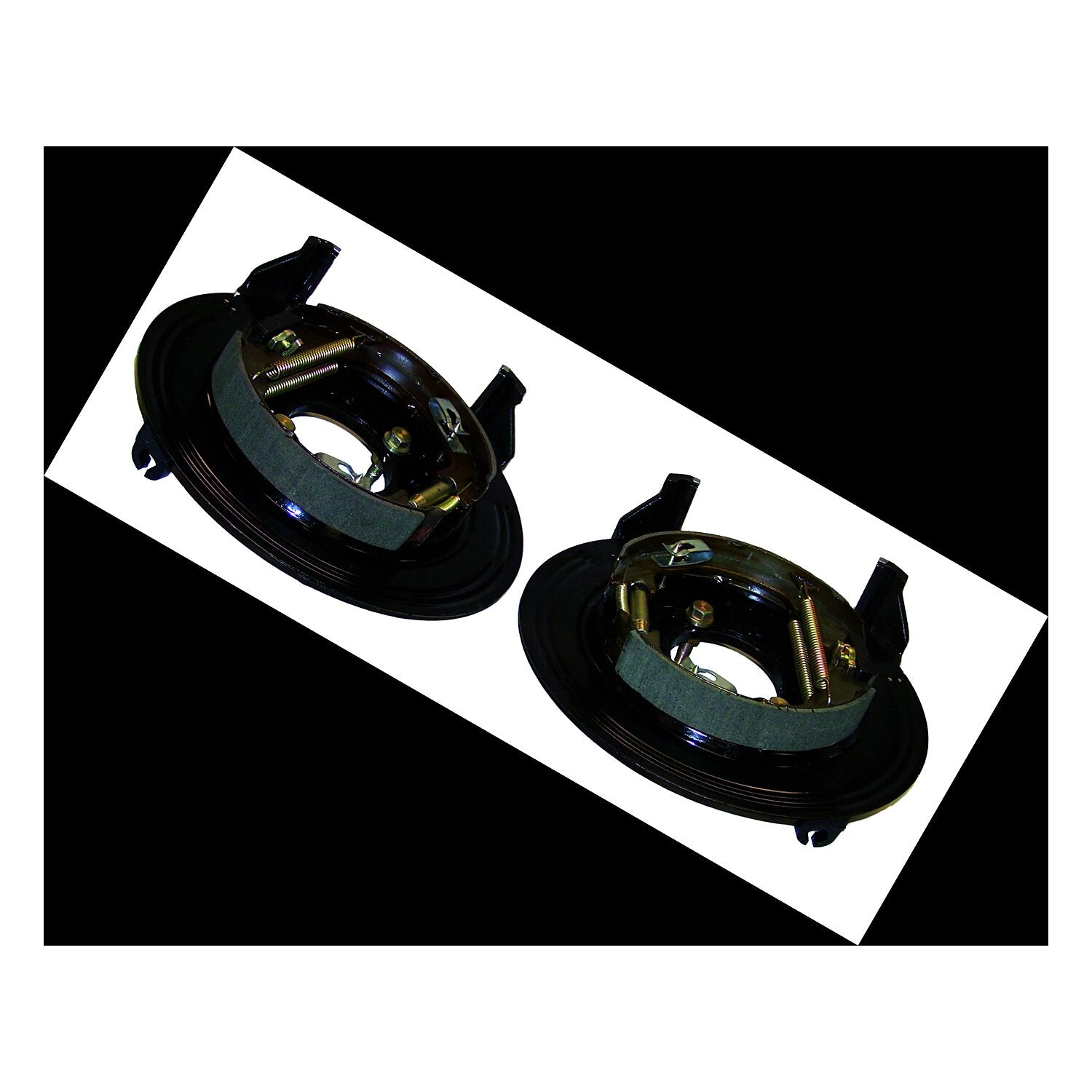 Backing Plate Set for 93-98 Jeep ZJ Gr. Cherokee w/ D35 Rear Axle w/ Disc Brakes Crown Automotive-1