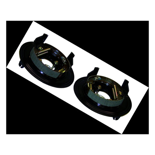 Backing Plate Set for 93-98 Jeep ZJ Gr. Cherokee w/ D35 Rear Axle w/ Disc Brakes Crown Automotive-1