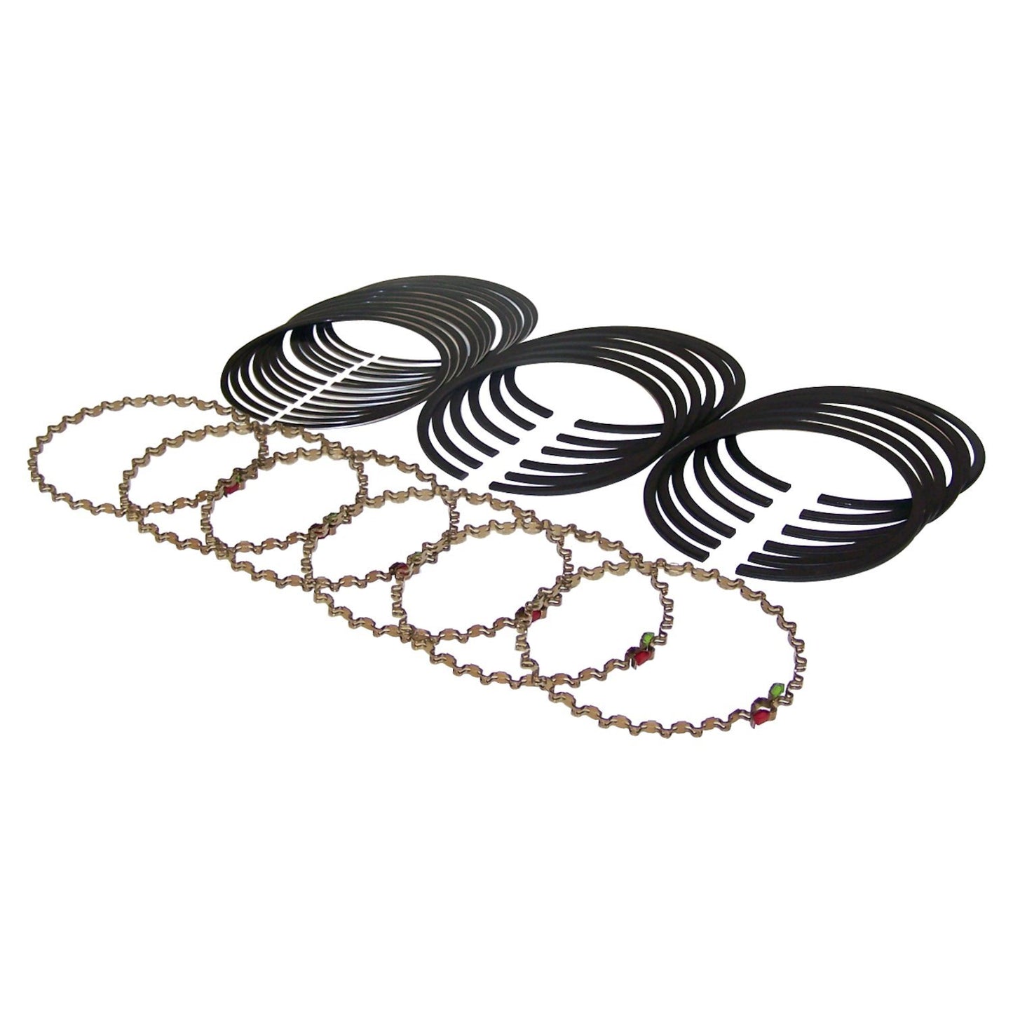 .010 Inch Oversized Piston Ring Set for 87-95 Jeep YJ, XJ, MJ, ZJ w/ 4.0L Engine Crown Automotive