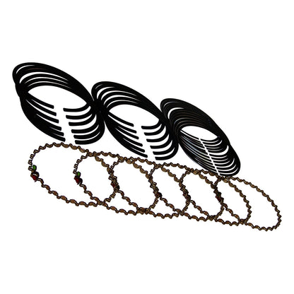 .010 Inch Oversized Piston Ring Set for 87-95 Jeep YJ, XJ, MJ, ZJ w/ 4.0L Engine Crown Automotive-1