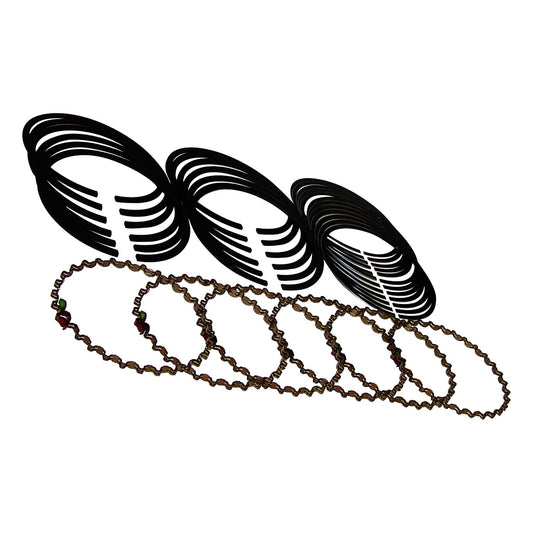 .010 Inch Oversized Piston Ring Set for 87-95 Jeep YJ, XJ, MJ, ZJ w/ 4.0L Engine Crown Automotive-1