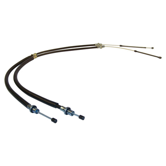 Rear Parking Brake Cable Set for 1992-1996 Jeep XJ Cherokee, Left and Right Crown Automotive