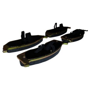 Front Brake Pad Set for 1995-1997 Dodge Neon w/ 5 Studs, Left and Right Crown Automotive-2
