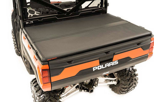 Rough Country Polaris Hard Folding Bed Cover w/Tailgate Lock 18-20 Ranger 1000XP Rough Country