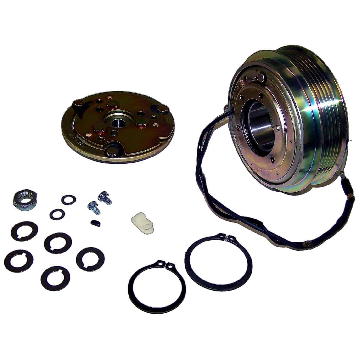A/C Compressor Clutch for Select 1987-1990 Jeep YJ, XJ, MJ w/ 2.5L, 4.0L Engines Crown Automotive-1