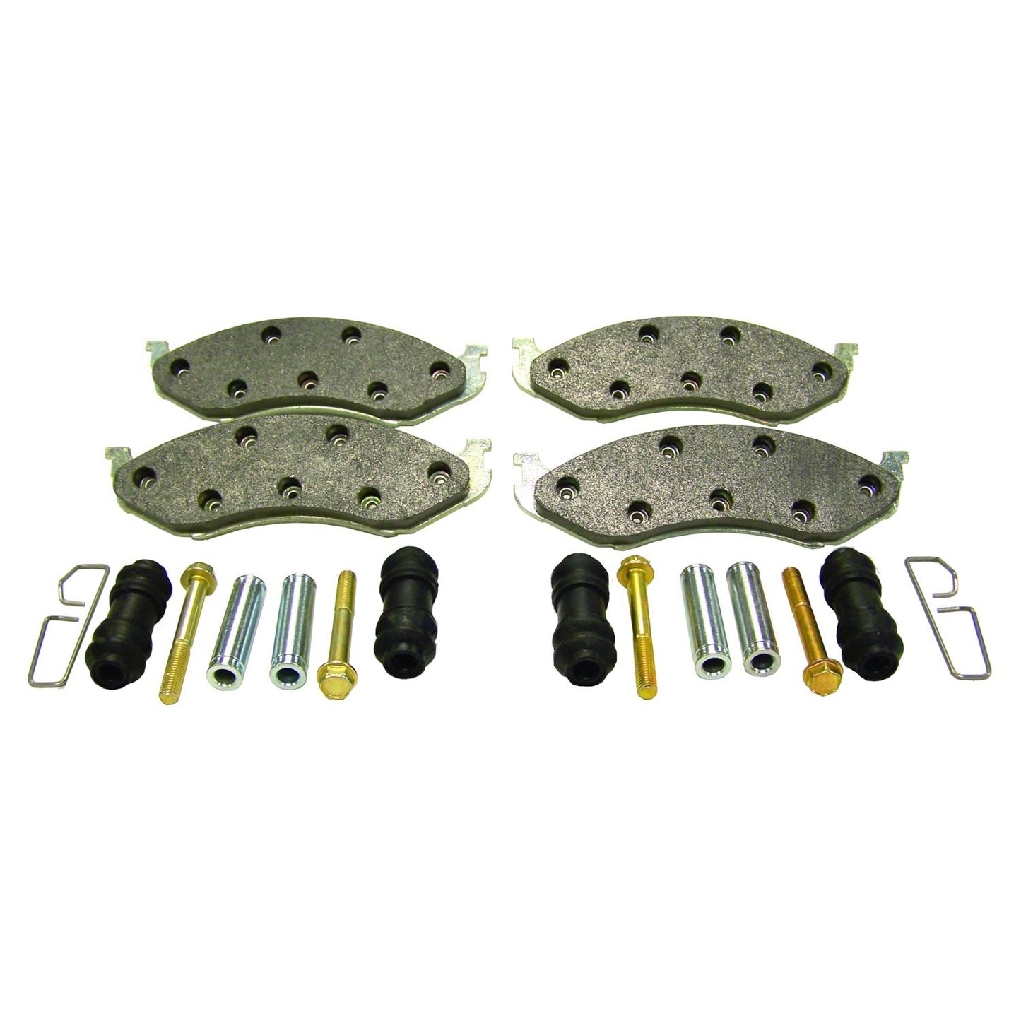 Front Brake Pad Master Kit for Select 90-06 Jeep TJ, YJ, XJ, MJ, ZJ Models Crown Automotive