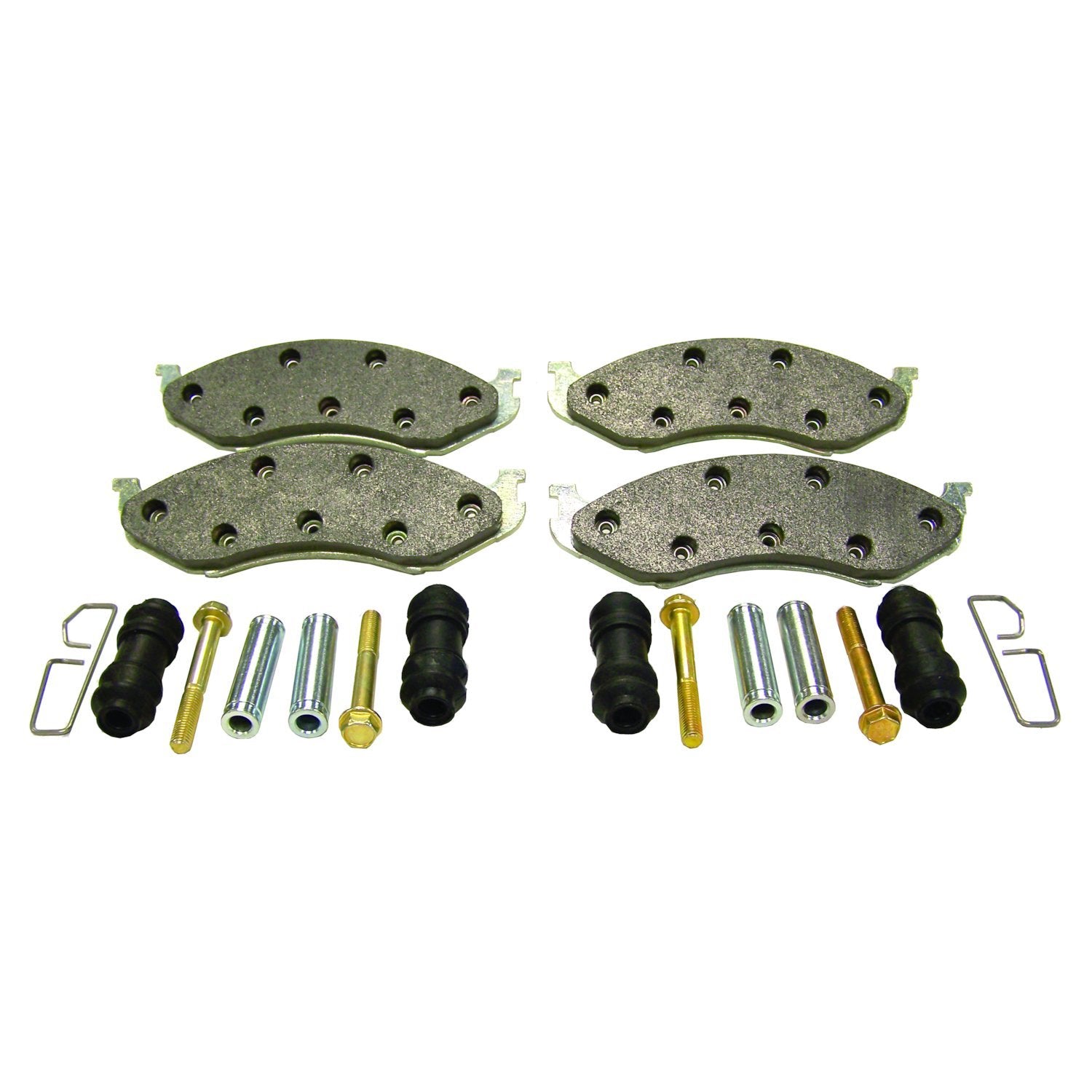 Front Brake Pad Master Kit for Select 90-06 Jeep TJ, YJ, XJ, MJ, ZJ Models Crown Automotive