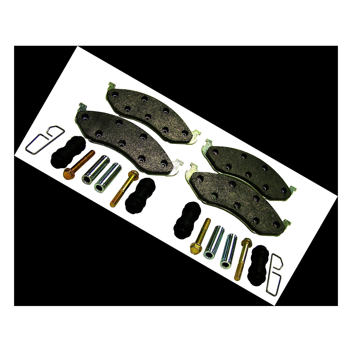 Front Brake Pad Master Kit for Select 90-06 Jeep TJ, YJ, XJ, MJ, ZJ Models Crown Automotive-1
