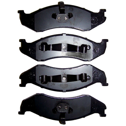 Front Brake Pad Set for Jeep 1990-2006 TJ, YJ, XJ, MJ, ZJ Models Crown Automotive-1