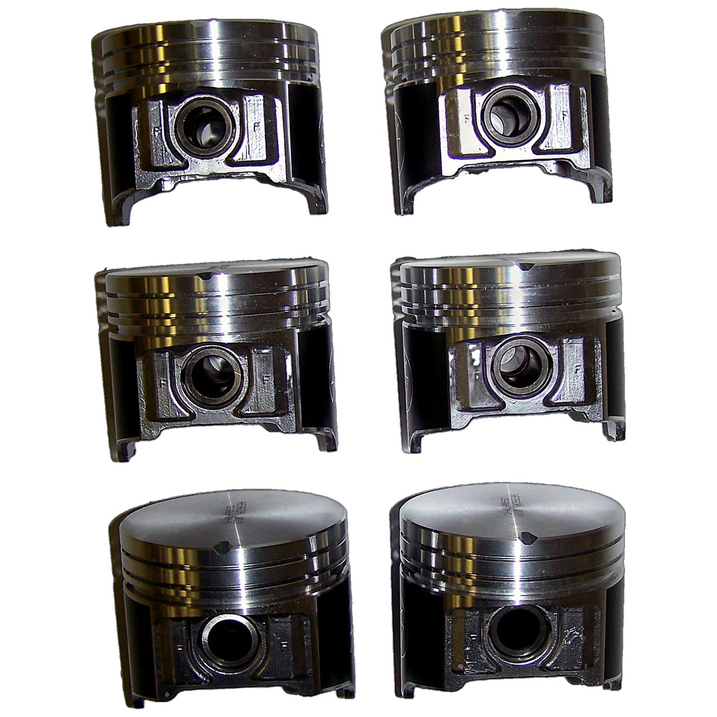 .020 Inch Oversized Pistons & Pin Set for 94-99 Dodge RAM, Dakota & Durango w/ 3.9L Crown Automotive-2