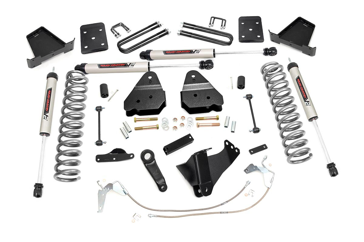 Rough Country 4.5 Inch Suspension Lift Kit 08-10 F-250/350 4WD Rough Country