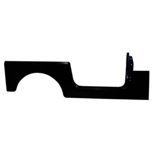 Right Side Panel, Black paintable w/out Jeep Logo for 76-95 CJ-7 & YJ Wrangler Crown Automotive-2