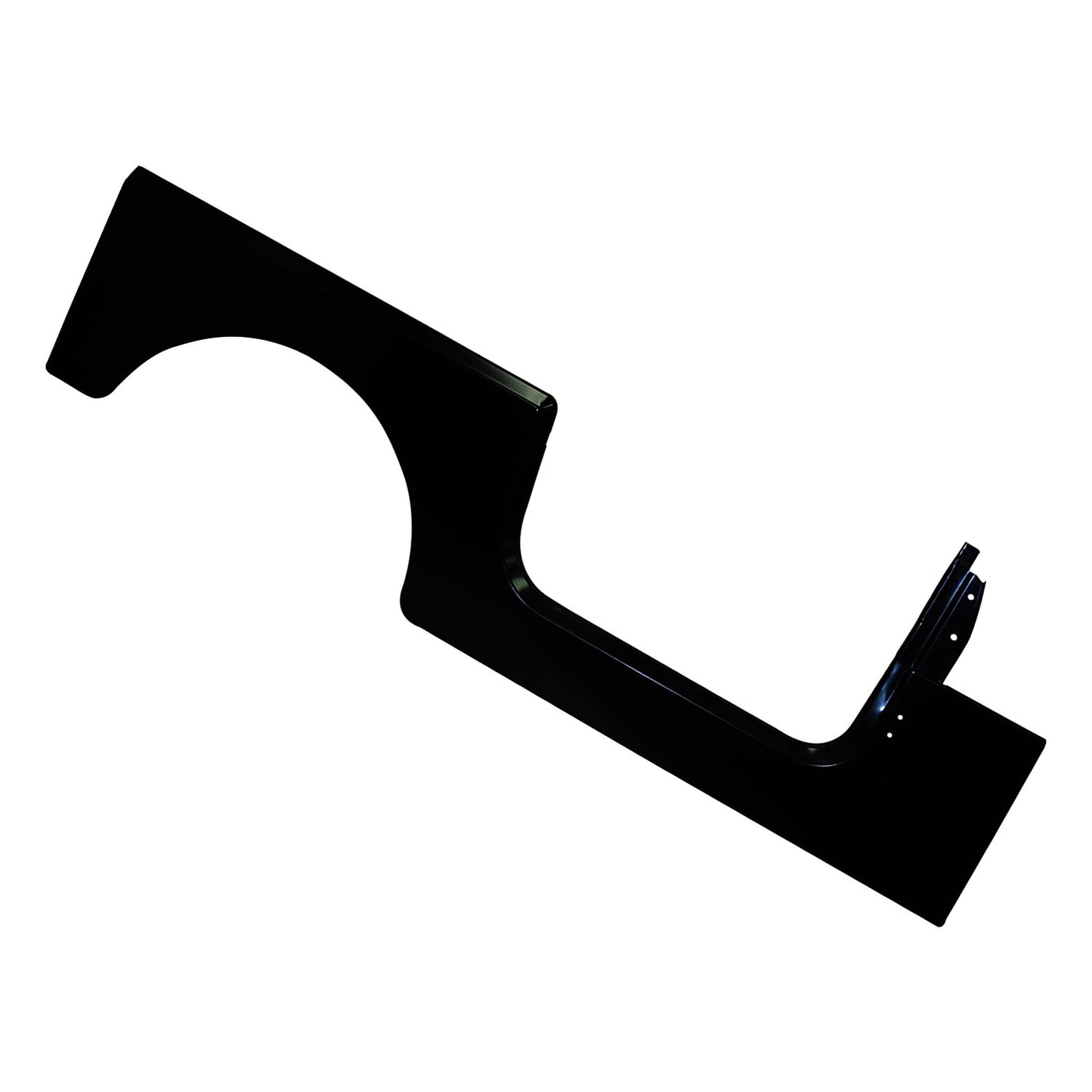 Left Side Panel, Black paintable without Jeep Logo for 76-95 CJ-7 & YJ Wrangler Crown Automotive-1