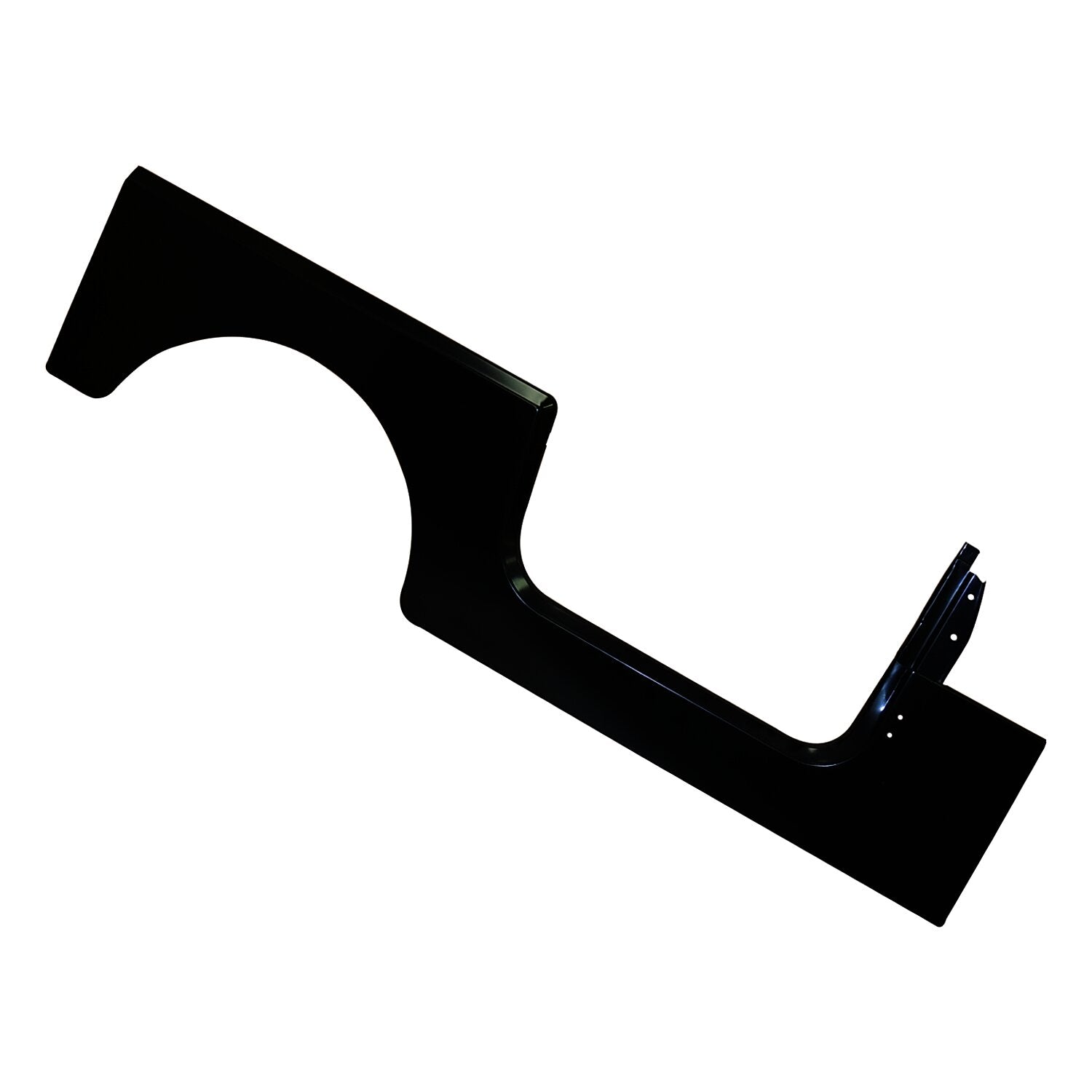 Left Side Panel, Black paintable without Jeep Logo for 76-95 CJ-7 & YJ Wrangler Crown Automotive-1
