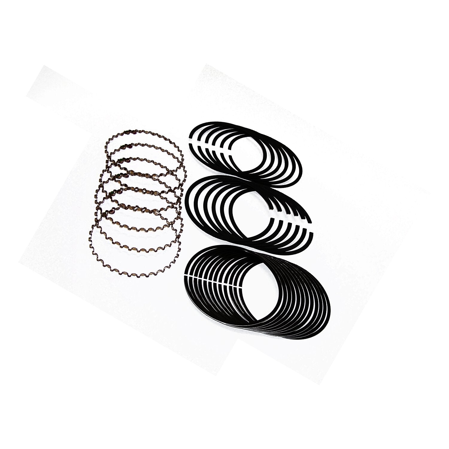 Piston Ring Set for 1996-2006 Jeep TJ, XJ, ZJ, ZG, WJ, WG w/ 4.0L Engine, .010 Inch Crown Automotive-1