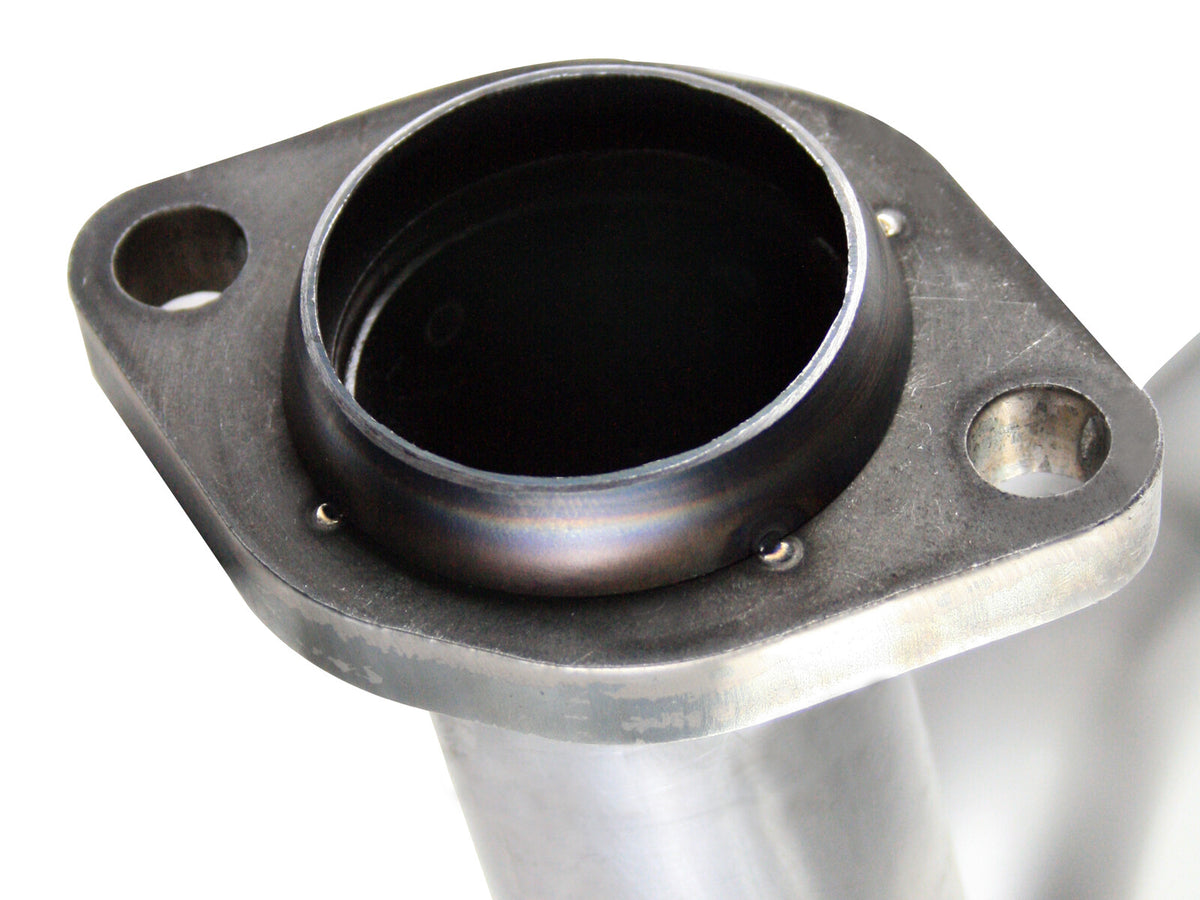 Twisted Steel 2 Inch-2-1/2 Inch Aluminized Steel Loop-Delete Downpipe & Y-Pipe Jeep Wrangler (JK) 12-18 V6-3.6L aFe Power-4
