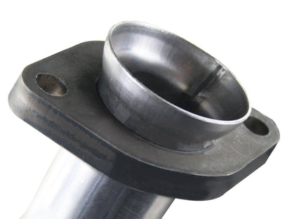 Twisted Steel 2 Inch-2-1/2 Inch Aluminized Steel Loop-Delete Downpipe & Y-Pipe Jeep Wrangler (JK) 12-18 V6-3.6L aFe Power-6