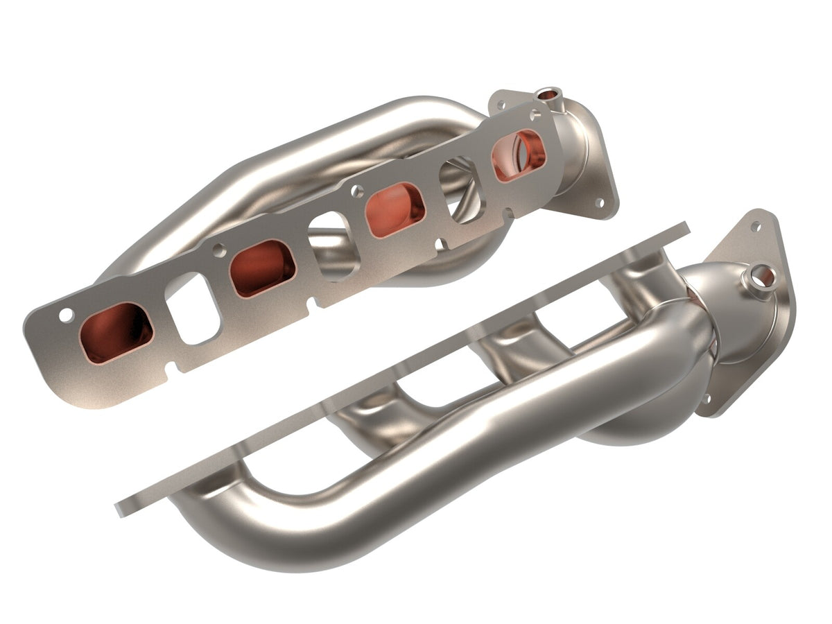 Twisted Steel 1-7/8 Inch 304 Stainless Headers w/ Titanium Coat Finish Ram 1500 Trx 21-24 V8-6.2L (sc) aFe Power