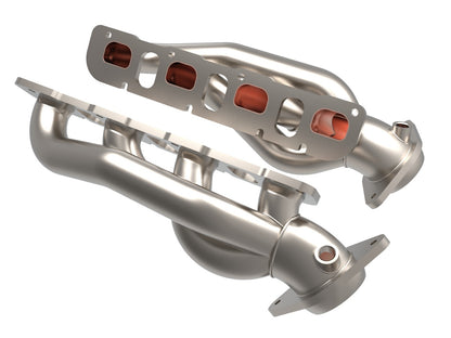 Twisted Steel 1-7/8 Inch 304 Stainless Headers w/ Titanium Coat Finish Ram 1500 Trx 21-24 V8-6.2L (sc) aFe Power-1