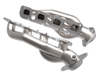 Twisted Steel 1-7/8 Inch 304 Stainless Headers w/ Raw Finish Ram 1500 Trx 21-24 V8-6.2L (sc) aFe Power-1