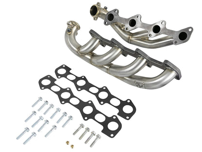 Twisted Steel 1-3/4 Inch to 2 Inch 304 Stainless Headers Ford Diesel Trucks 03-07 V8-6.0L (td) aFe Power-1