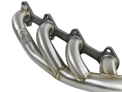 Twisted Steel 1-3/4 Inch to 2 Inch 304 Stainless Headers Ford Diesel Trucks 03-07 V8-6.0L (td) aFe Power-3