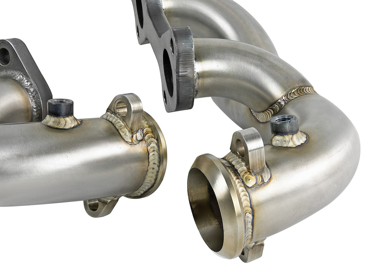 Twisted Steel 1-3/4 Inch to 2 Inch 304 Stainless Headers Ford Diesel Trucks 03-07 V8-6.0L (td) aFe Power-4