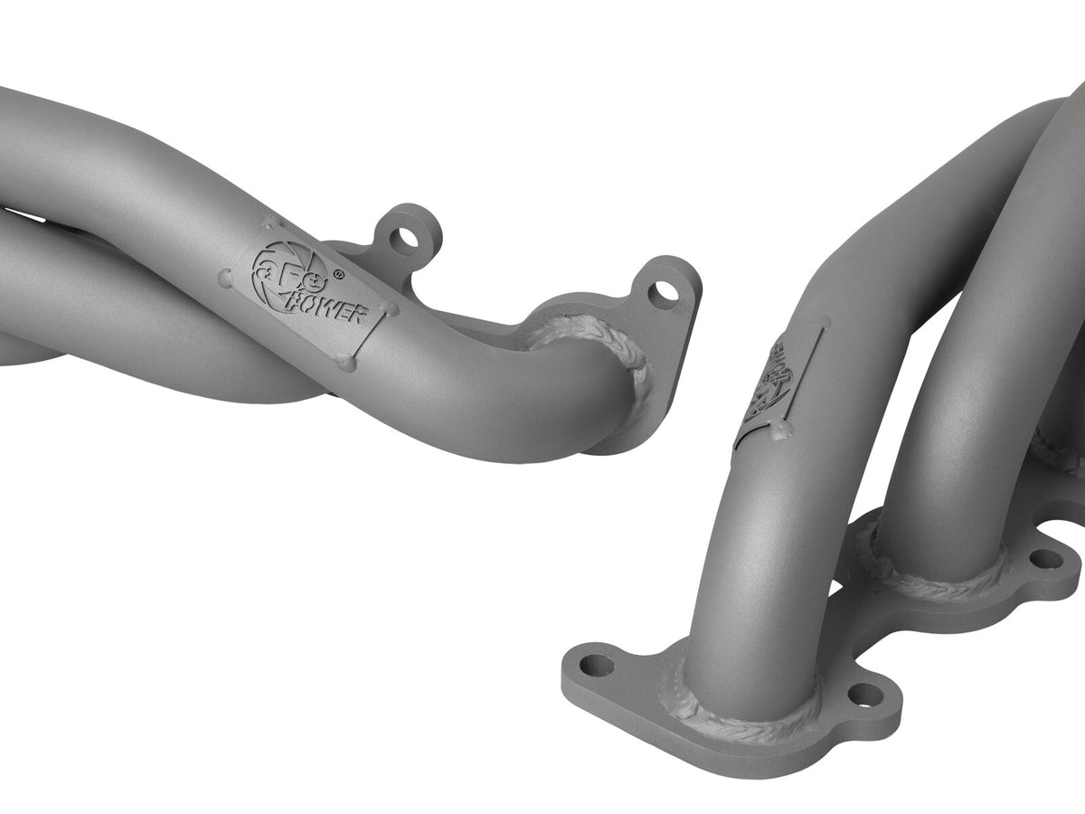 Twisted Steel 1-5/8 Inch to 2-1/2 Inch 304 Stainless Headers w/ Titanium Coat Finish Ford F-150 15-26 V8-5.0L aFe Power-2